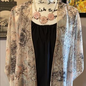 Beautiful, cover up. TANK/JEWELRY NOT INCLUDED.